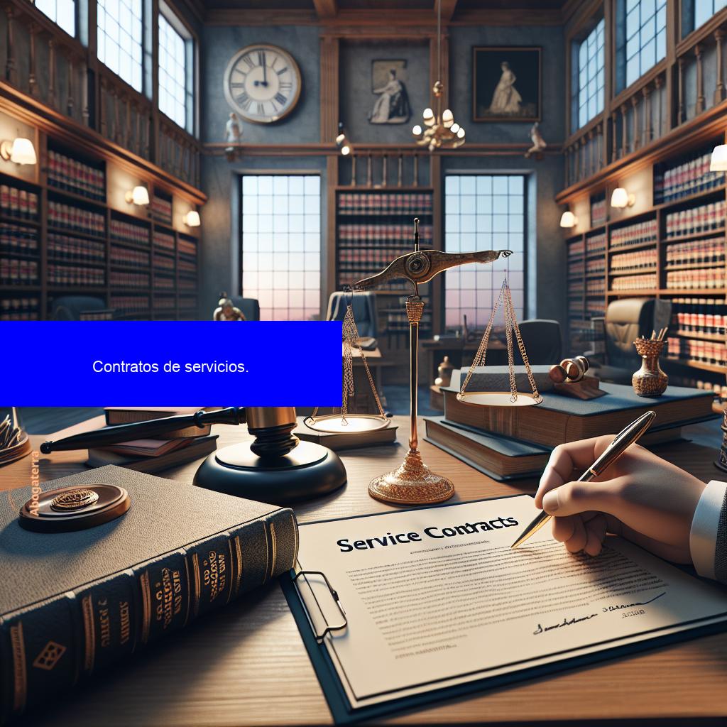Contrato de servicios firmado